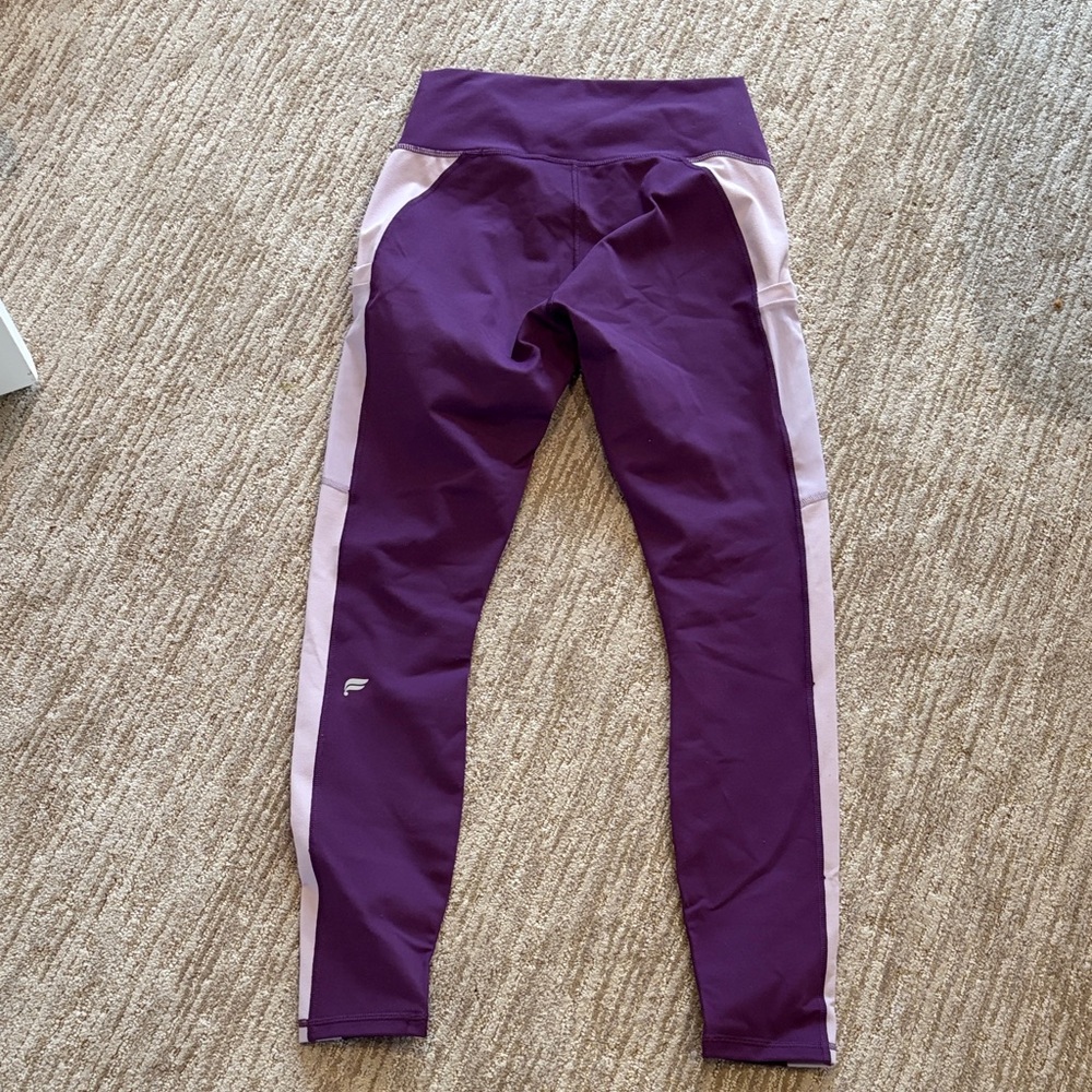 Fabletics Purple and Pink Shapewear Leggings - Picture 2 of 4